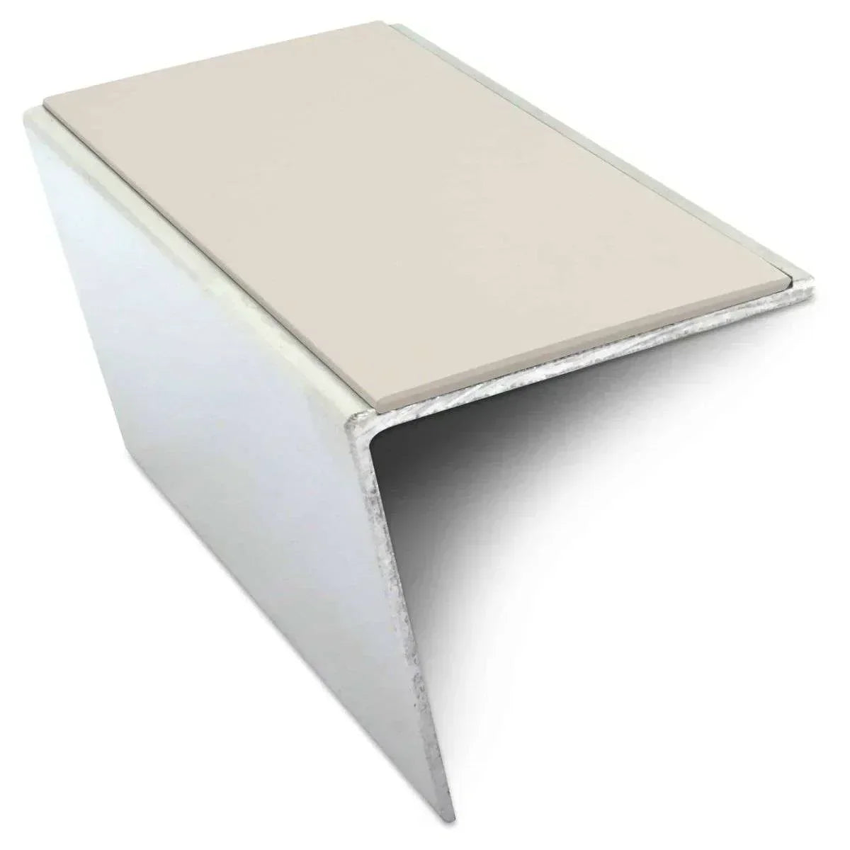 NSL20 57 x 55mm Aluminium Stair Nosing – DDA-Compliant with PVC Safety Insert Canvas