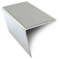 NSL20 57 x 55mm Aluminium Stair Nosing – DDA-Compliant with PVC Safety Insert Dolphin Grey