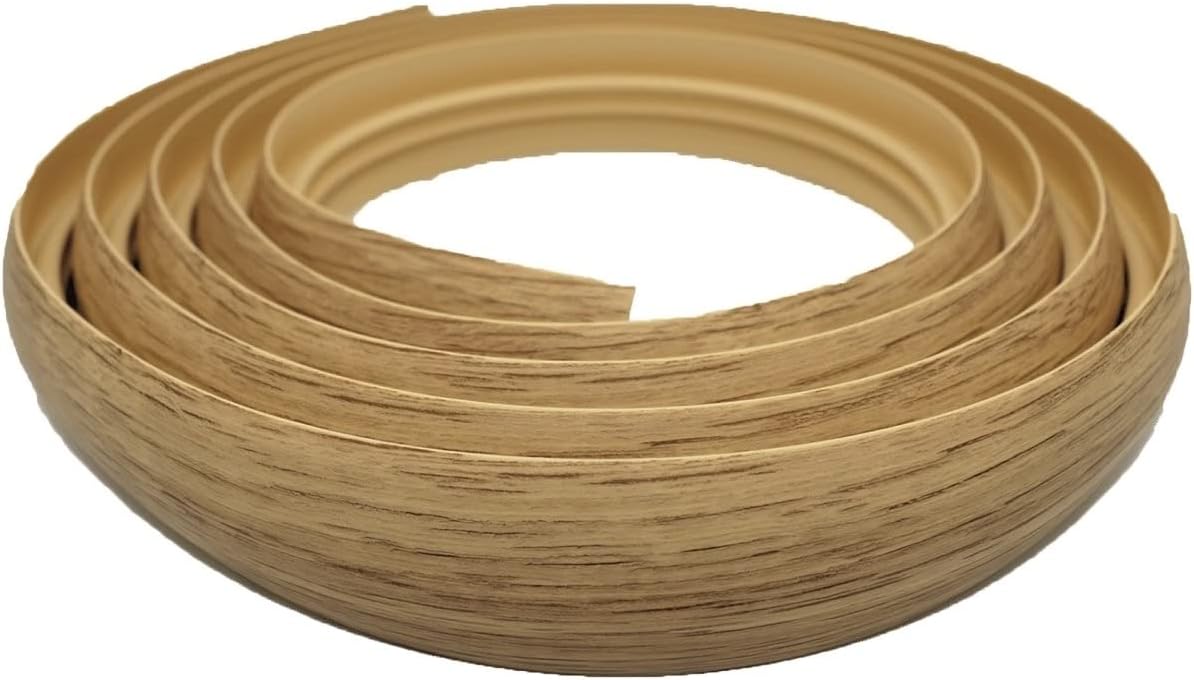 40mm PVC Flex Line Flooring Transition Strip – Flexible Threshold Profile Oak