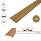 M-M0300 PVC 30mm Wood-Effect Flat Self-Adhesive Door Threshold Strip Oak G0 1000mm x 30mm