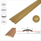 M-M0300 PVC 30mm Wood-Effect Flat Self-Adhesive Door Threshold Strip Oak G3