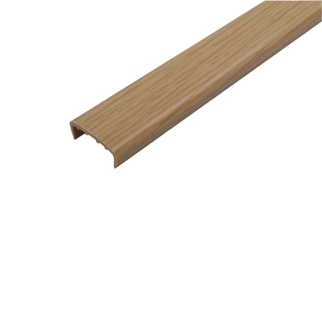 PVC U Section Melamine Furniture Edge Trim – 18mm x 2.6m Oak