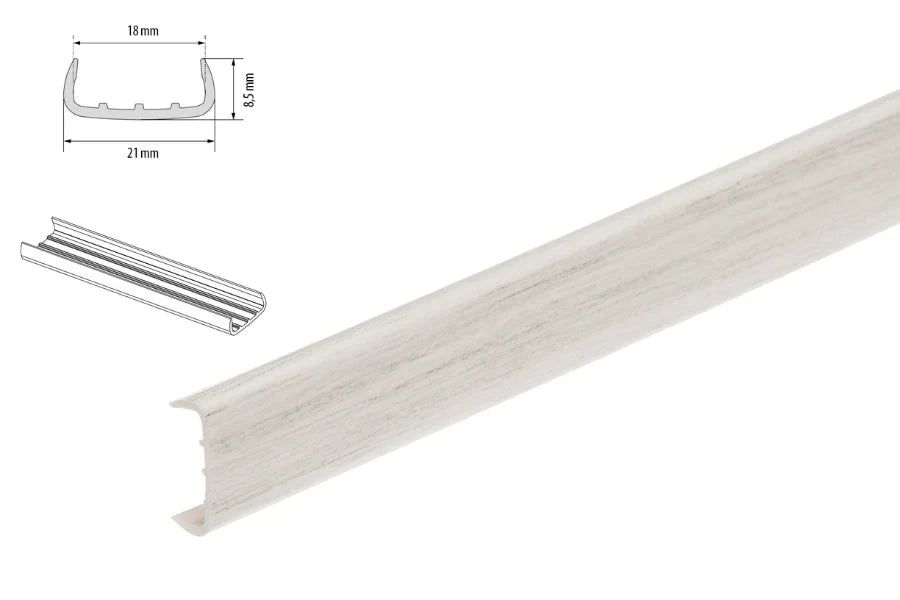 PVC Melamine Furniture Board Panel Cover U Trim Edging Strip