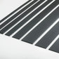 PVC Plastic TW Black White Anthracite Flat Bar Strip