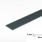 PVC Plastic TW Black White Anthracite Flat Bar Strip