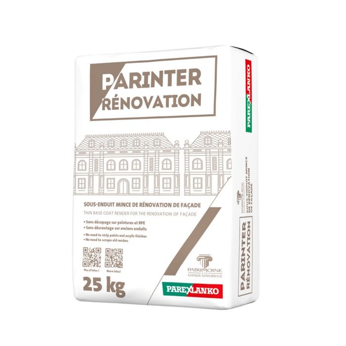 Parex Parinter Revovation Base Coat Render 25kg - Grey