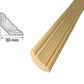 Pine Wood Smooth & Grooved Trim Moulding Strip Scotia Beading
