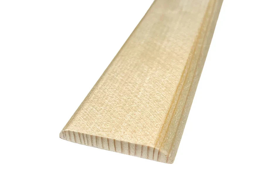 Pine Wood Flat Trim Moulding Beading Natural Flat Bar
