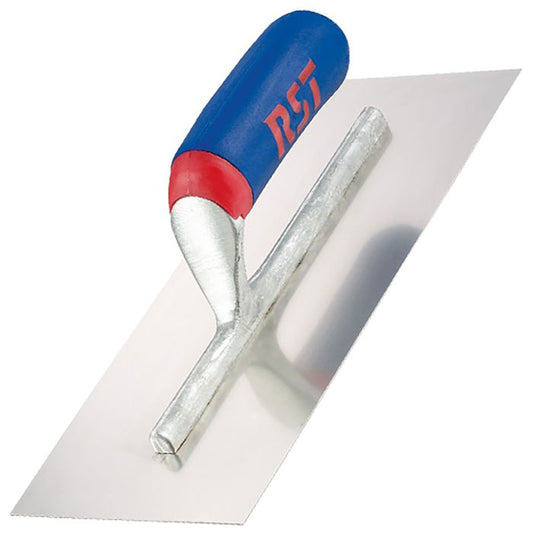 RST Soft Grip Finishing Trowel 16" - Blue/Steel