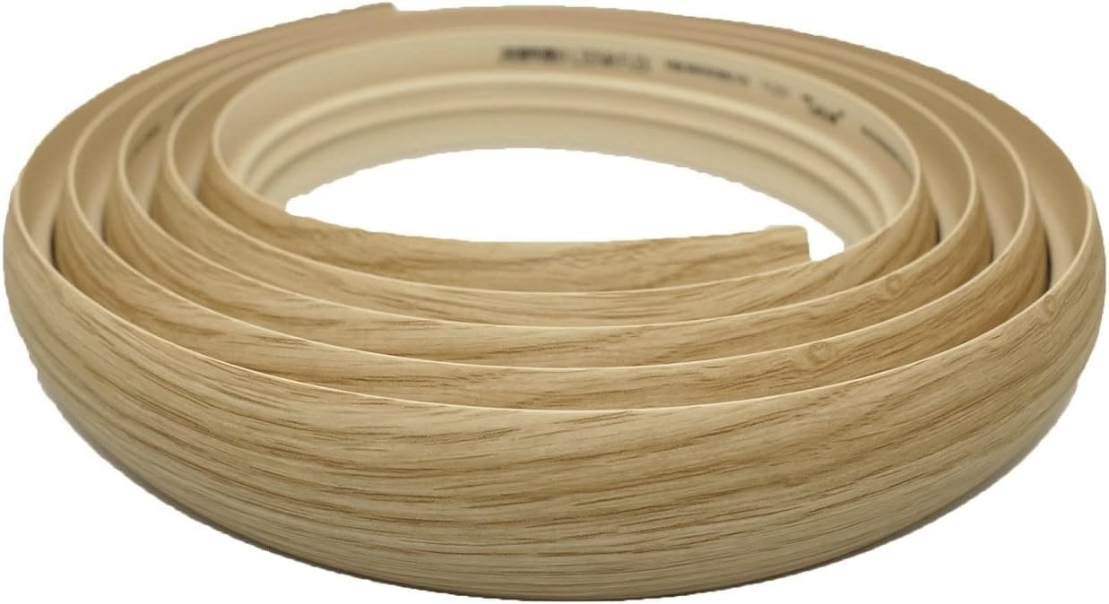 40mm PVC Flex Line Flooring Transition Strip – Flexible Threshold Profile Riverside Oak