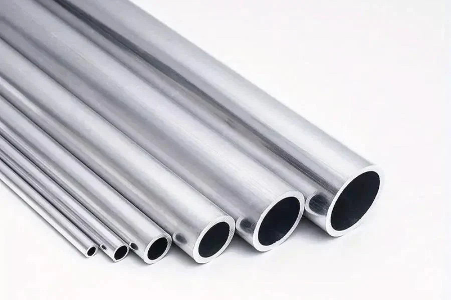Round Tube Pipe Natural Aluminium 1 M / 39.37" Length