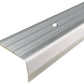 S05 40x 25mm Anodised Aluminium Non Slip Ribbed Treads Stair Nosing Edge Trim Silver