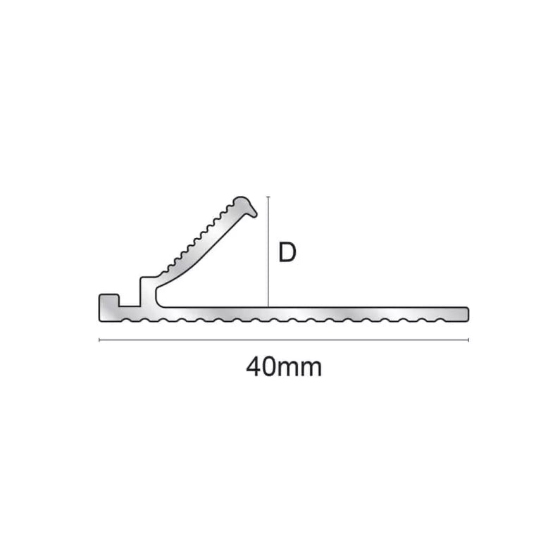 NNL01 Carpet Clamp – 40 x 10mm x 3.22m