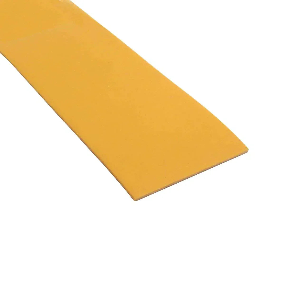 NSL26 Aluminium DDA Compliant Stair Nosing 67 x 55mm with Anti-Slip PVC Insert Saffron