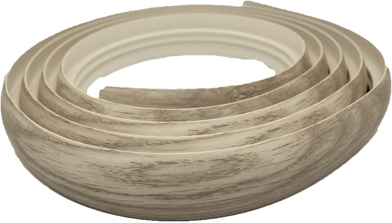 40mm PVC Flex Line Flooring Transition Strip – Flexible Threshold Profile Sardynia Oak