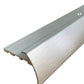 TVB 37.5 x 35mm Anodised Aluminium Bull Nose LVT Stair nosing Edge Profile For 5mm Flooring Brushed Effect 2.7m Genesis