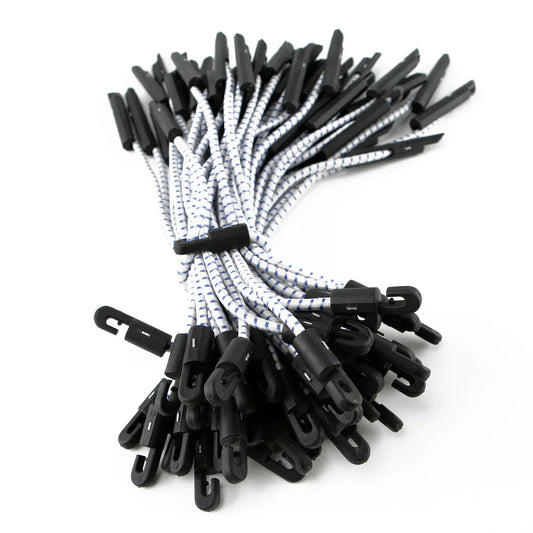 30cm Bungee Cord Ties – Heavy Duty Elastic Fasteners (Pack of 25)