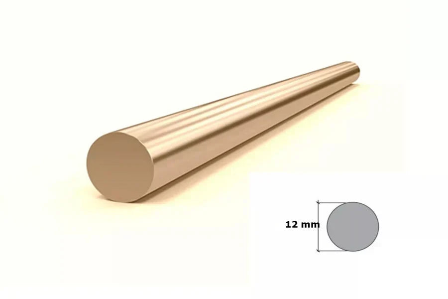 Solid Metal Milling Turning DIY Brass Round Bar Rod Various Diameters