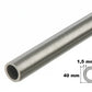 Stainless Steel Round Tube Pipe 304 Grade – 1m / 39.37" Length