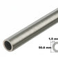 Stainless Steel Round Tube Pipe 304 Grade – 1m / 39.37" Length