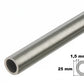 Stainless Steel Round Tube Pipe 0.5m / 19.69" Length – 304 Grade