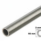 Stainless Steel Round Tube Pipe 0.5m / 19.69" Length – 304 Grade