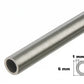 Stainless Steel Round Tube Pipe 0.5m / 19.69" Length – 304 Grade