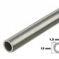 Stainless Steel Round Tube Pipe 0.5m / 19.69" Length – 304 Grade