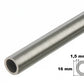 Stainless Steel Round Tube Pipe 0.5m / 19.69" Length – 304 Grade