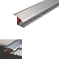 TTC 40mm Aluminium T-Bar Door Threshold Trim – Adjustable with Pivot Clip Bright Silver 920mm x 40mm