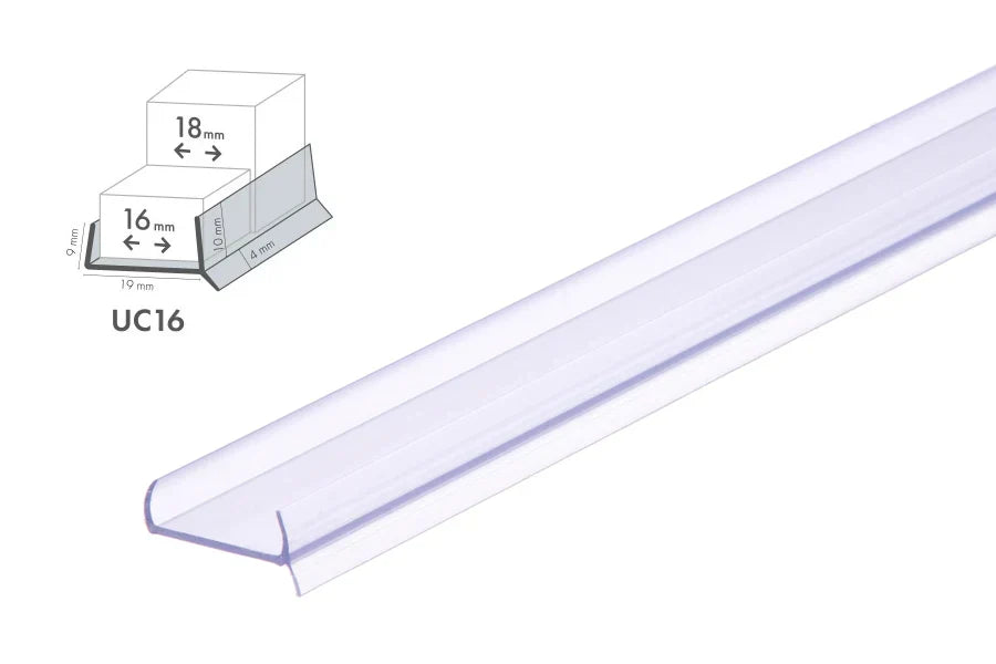 Transparent Kickboard Trim MDF Panel Cover PVC Plinth Sealing Strip