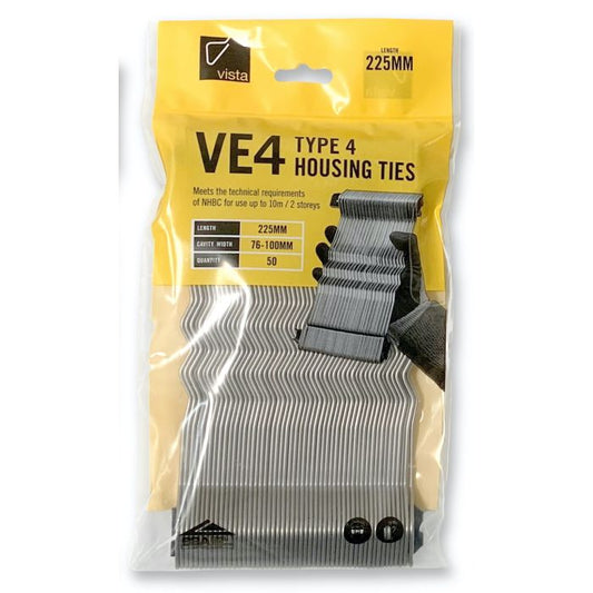 Vista Type 4 Housing Ties 275mm - Stainless Steel (Bag of 50)