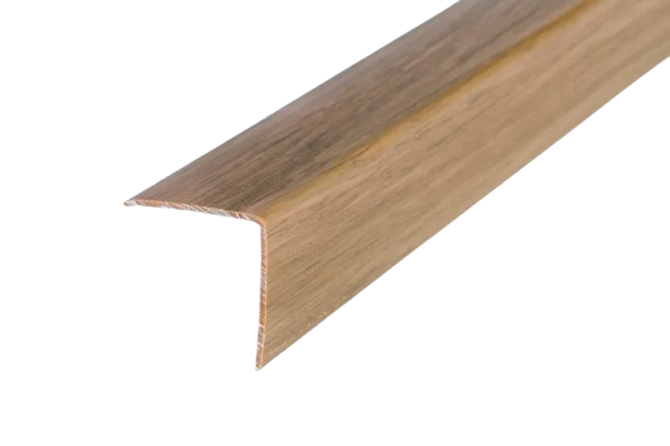 PVC Plastic Edge Protector Moulding Wood Effect Corner Angle Trim 90°
