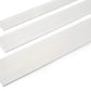 White PVC Plastic Bar Strip Roll Flat Architrave Trim Various Sizes