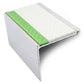 AHD17 60 x 55mm Aluminium Tredsafe DDA-Compliant Non Slip Stair Nosing White Tredsafe