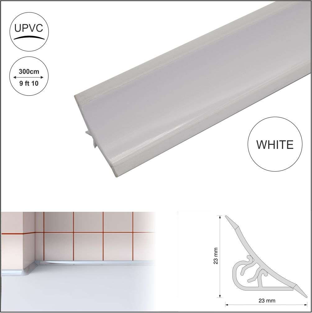 Worktop Profile Strip for Splashback Edging – Kitchen Worktop Seal & Trim