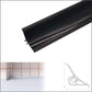 Worktop Profile Strip for Splashback Edging – Kitchen Worktop Seal & Trim Black