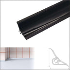 Worktop Profile Strip for Splashback Edging – Kitchen Worktop Seal & Trim Black