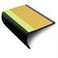 ASB 65 x 36mm Non Slip Tredsafe Aluminator Slimline PVC Stair Nosing Yellow Tredsafe