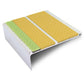 AHD11 91 x 32mm Aluminium Tredsafe Non Slip Stair Edge Trim Yellow Tredsafe