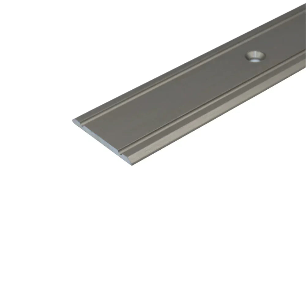 A02 30mm Anodised Aluminium Flat Door Threshold Strip Inox
