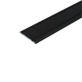 A02 30mm Anodised Aluminium Flat Door Threshold Strip Black