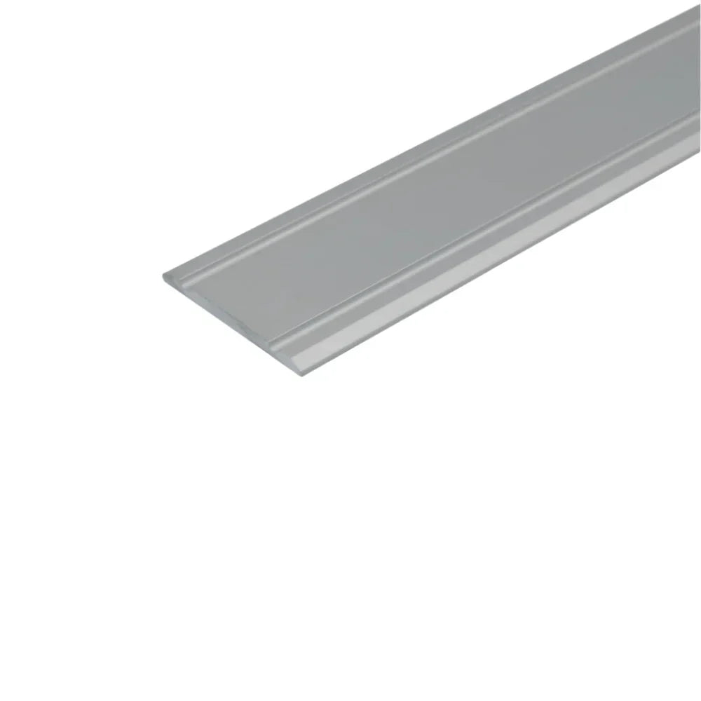 A02 30mm Anodised Aluminium Flat Door Threshold Strip Silver