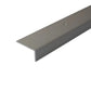 A33 40 x 20mm Anodised Aluminium Non Slip Ribbed Treads Stair Nosing Edge Trim Inox