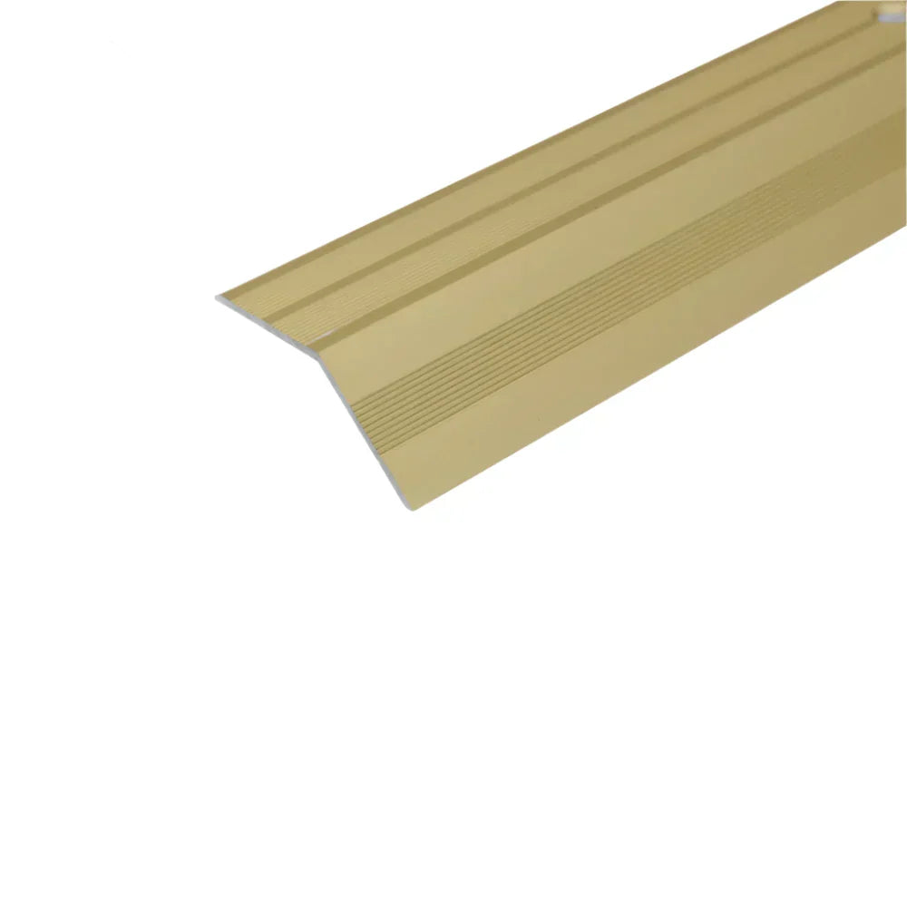 A39 37mm Anodised Aluminium Door Threshold Ramp Profile Gold