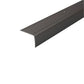 A42 41 x 26.6mm Anodised Aluminium Non Slip Ribbed Treads Stair Nosing Edge Trim Champagne