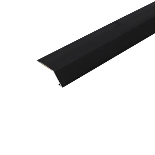 A45 31mm Anodised Aluminium Self Adhesive Door Threshold Ramp Profile Black