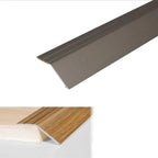 A47 41mm Anodised Aluminium Ramp Door Threshold Champagne