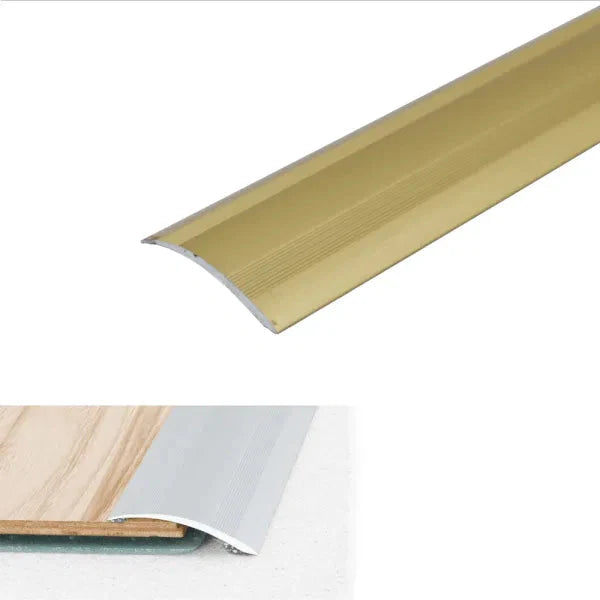 A48 41mm Anodised Aluminium Self Adhesive Door Threshold Ramp Profile Gold