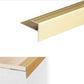 A60 15 x 22mm Push-In Anodised Aluminium Stair Nosing Edge Trim Gold 1.8m